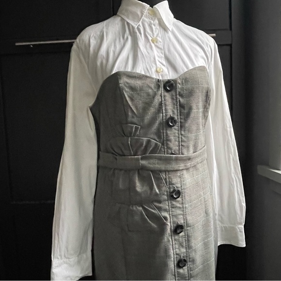 Anthropologie Strapless Dress Size 10 - Picture 6 of 11